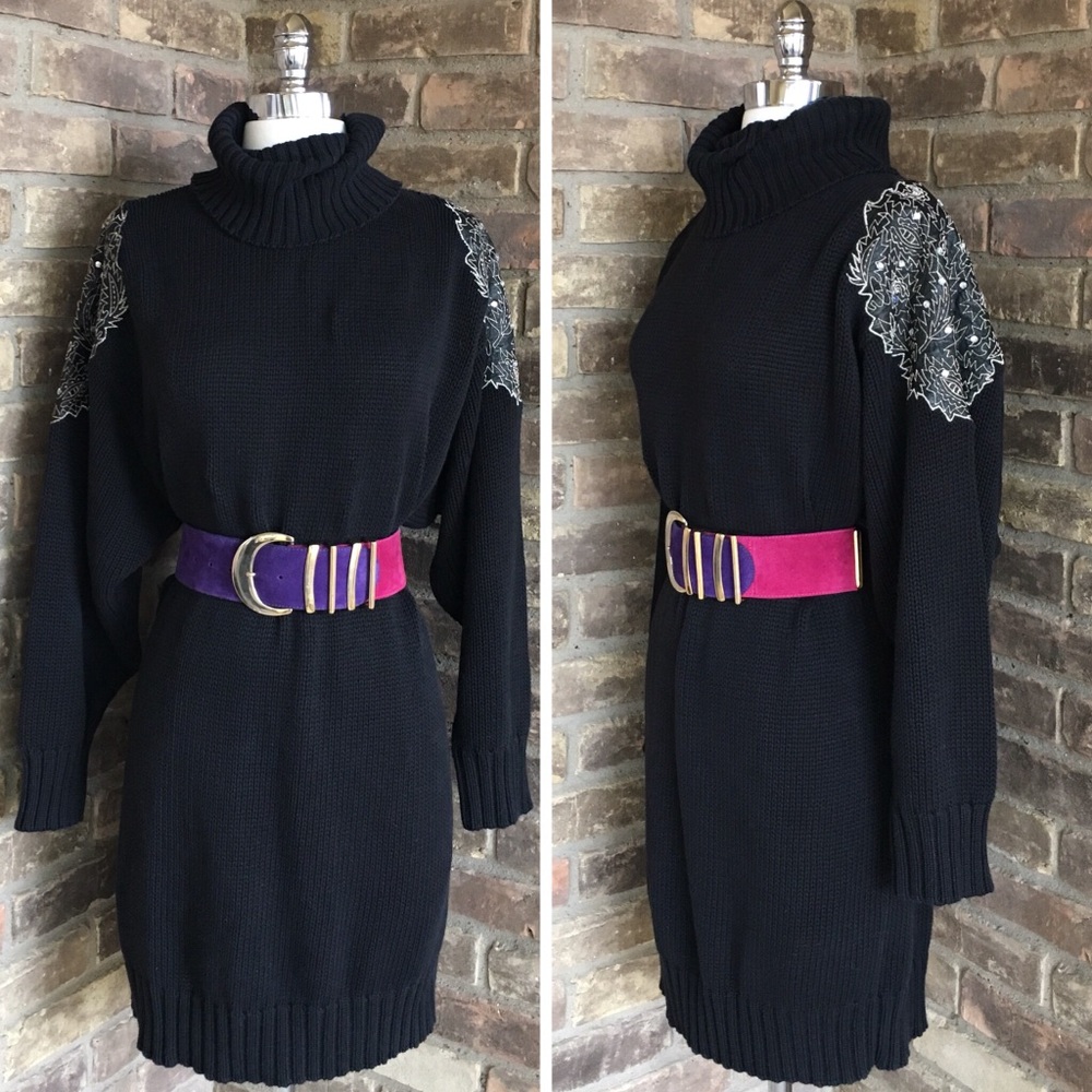 Vintage 80’s Neiman Marcus Dress Size M - Picture 1 of 8